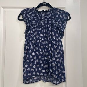 THML Floral Navy Blouse